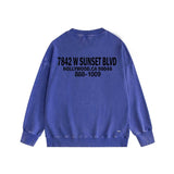 Amiri washed sweatshirt smoke gray wolf printing washed and distressed