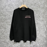 Amiri long sleeve shirts crayon horizontal strip printing