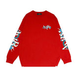 Amiri long sleeve shirts overlapping letter dragon printing
