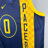 NBA Jerseys Season 18, Pacers, City Edition No. 0, Halliburton