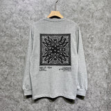 Amiri long sleeve shirts simple standard square scarf printing