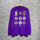 Amiri long sleeve shirts medal set printing