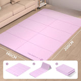 Yoga Mat Folding Home Fitness Floor Mat Non-slip Storage Double Yoga Mat