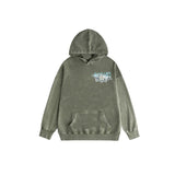 Amiri washed hoodie camellia printing