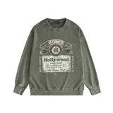 Amiri washed sweatshirt damaged Hollywood limited print washed old
