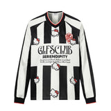 Men's long sleeve shirt - gt retro west coast sports jersey style - hip hop striped design