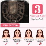 Women's Wigs Hollow Mesh Water Ripple Replacement Wig