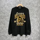 Amiri long sleeve shirts lion printing