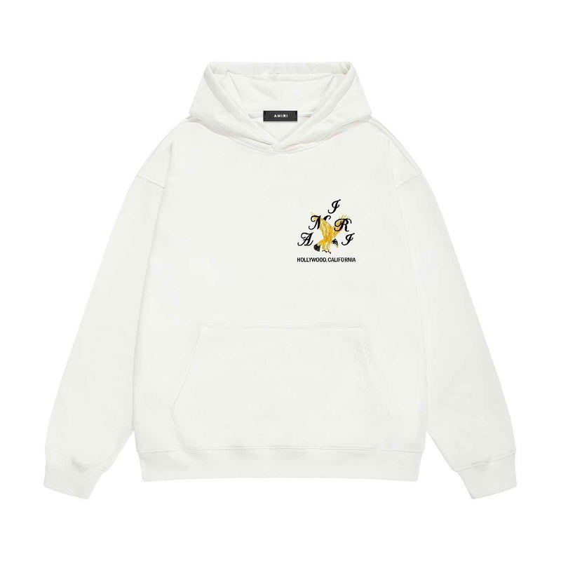 Amiri hoodie hollywood eagle printing