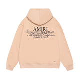 Amiri hoodie hollywood art word printing