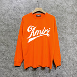 Amiri long sleeve shirts elegant letterprinting