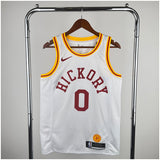 NBA Jerseys Season 20, Pacers, Retro, White No. 0, Halliburton