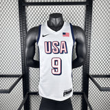 NBA Jerseys 24, Team USA, White 9, Halliburton