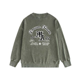 Amiri washed sweatshirt new letter logo printing washed old