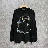 Amiri long sleeve shirts hummingbird printing