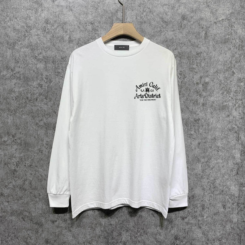 Amiri long sleeve shirts la limited art word printing