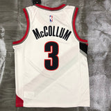 NBA Jerseys Season 21, Blazers, Home, White No. 3, McCollum