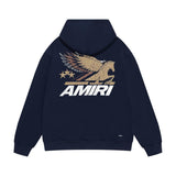 Amiri hoodie mottled pegasus print