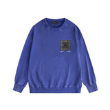 Amiri washed sweatshirt simple standard square scarf printing washed and distressed