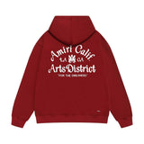 Amiri hoodie la limited art word printing