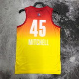 NBA Jerseys 23, All-Star, Yellow 45, Mitchell