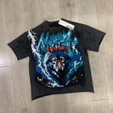First Row T Shirts WARNING NOT SO QUIET WOLF CROPPED TEE