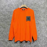 Amiri long sleeve shirts simple standard square scarf printing