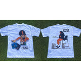 Street Unisex T-shirt Artistic Portrait Pattern Street Tee