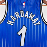 NBA Jerseys Season 19, Magic, Retro, Striped Blue No. 1, Hardaway