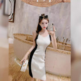 Women Dresses Simple Fashion Stretch Dress
