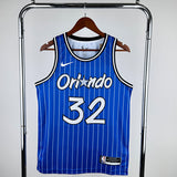 NBA Jerseys Season 19, Magic, Retro, Striped Blue No. 32, O'Neal