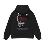 Amiri hoodie letter sign printing
