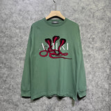 Amiri long sleeve shirts new font cobra printing