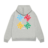 Amiri hoodie color block simple logo set print