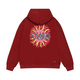 Amiri hoodie colorful sun print