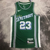NBA Jerseys 23 season, Pistons, City 23, Ive