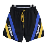 Rhude Shorts Micro-striped color matching casual quick-drying shorts beach pants