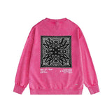 Amiri washed sweatshirt simple standard square scarf printing washed and distressed