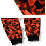 Bathing Ape Pant joint cooperation camouflage red casual pants sweatpants