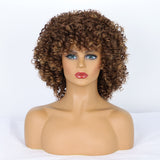 Women's Wigs Short Curly Afro Synthetic Wig