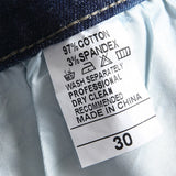 Mens Fashion Jeans Embroidered street graffiti 7118#
