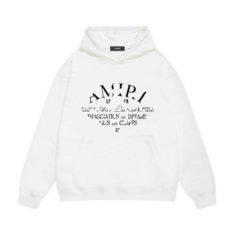 Amiri hoodie damaged little spider la&ca print