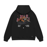 Amiri hoodie letter tiger print