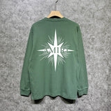 Amiri long sleeve shirts star shield printing