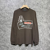 Amiri long sleeve shirts top hat magician printing