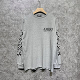 Amiri long sleeve shirts new bone sleeve printing