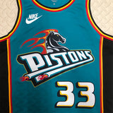 NBA Jerseys' 23 Pistons Retro No. 33, Hill
