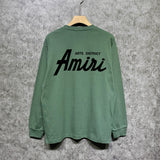 Amiri long sleeve shirts pure letterprinting