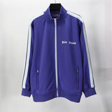 Palm Angels sweatshirt Striped zip-up cardigan