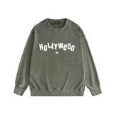Amiri washed sweatshirt Hollywood alphabet print washed old